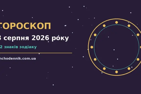 Гороскоп на 8 серпня 2026 року: орієнтири для кожного знака для впевненого початку дня